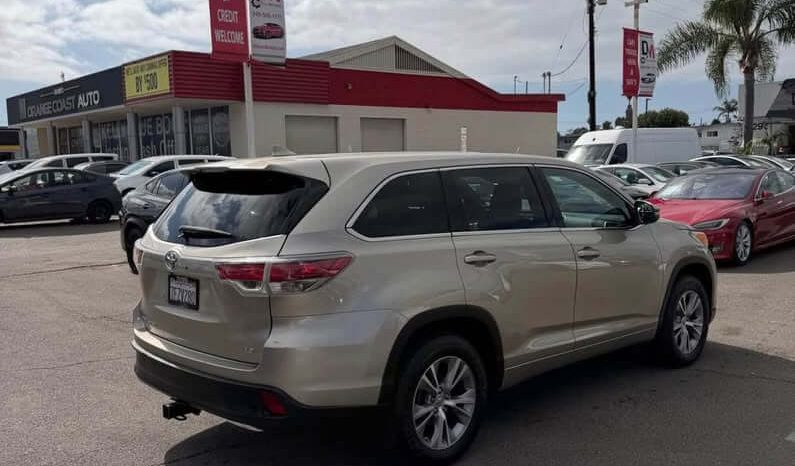 
								2014 Toyota Highlander full									