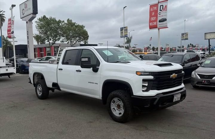 
								2024 Chevrolet silverado 2500 hd crew cab Work Truck Pickup 4D 8 ft full									