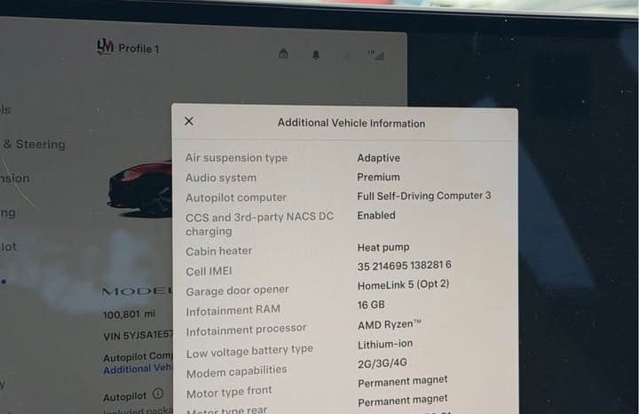 
								2022 Tesla model s Long Range Sedan 4D full									