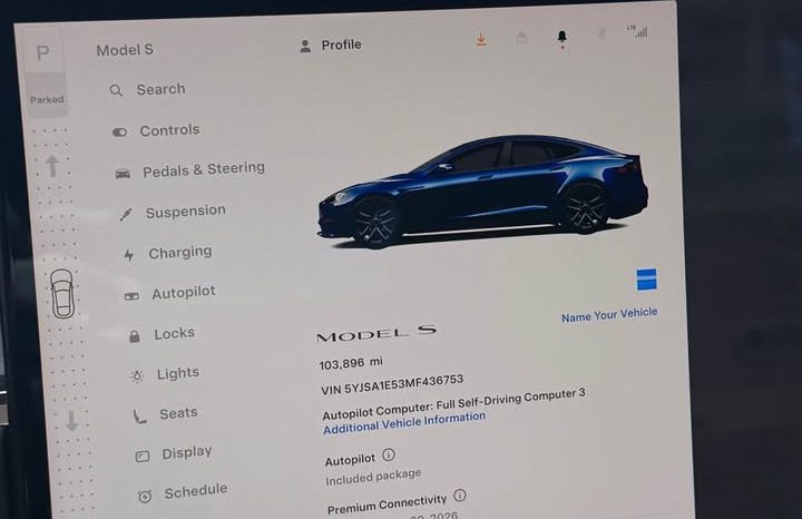 
								2021 Tesla model s Long Range Sedan 4D full									