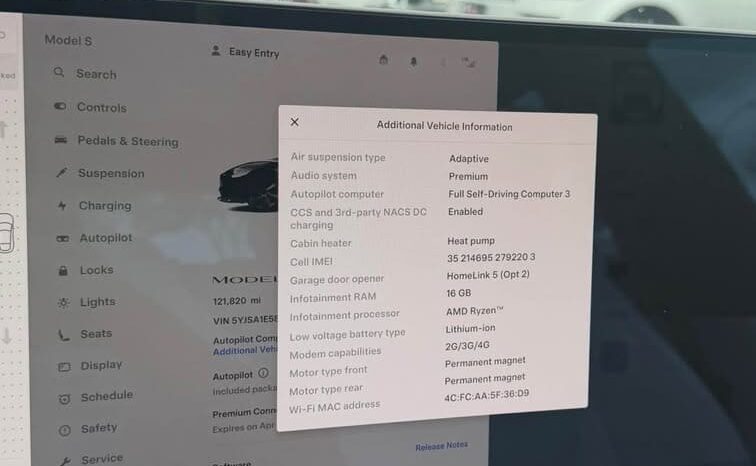 
								2022 Tesla model s Long Range Sedan 4D full									