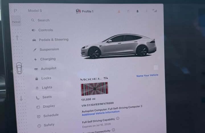 
								2022 Tesla model s Plaid full									