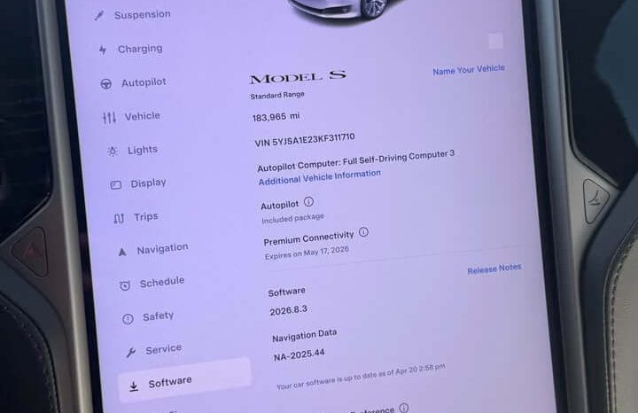 
								2019 Tesla model s Standard full									