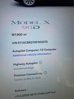 
										2016 Tesla model x 90D Sport Utility 4D full									