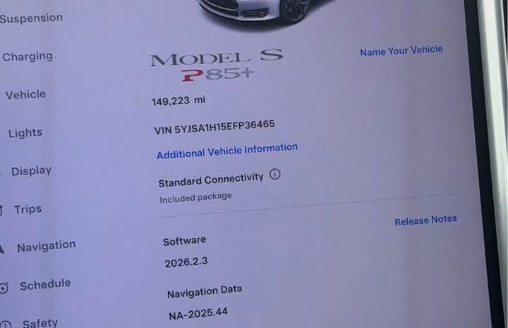 
								2014 Tesla model s P85+ full									