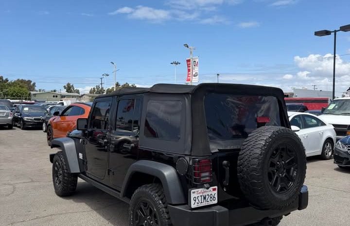 
								2017 Jeep wrangler unlimited Willys Wheeler full									