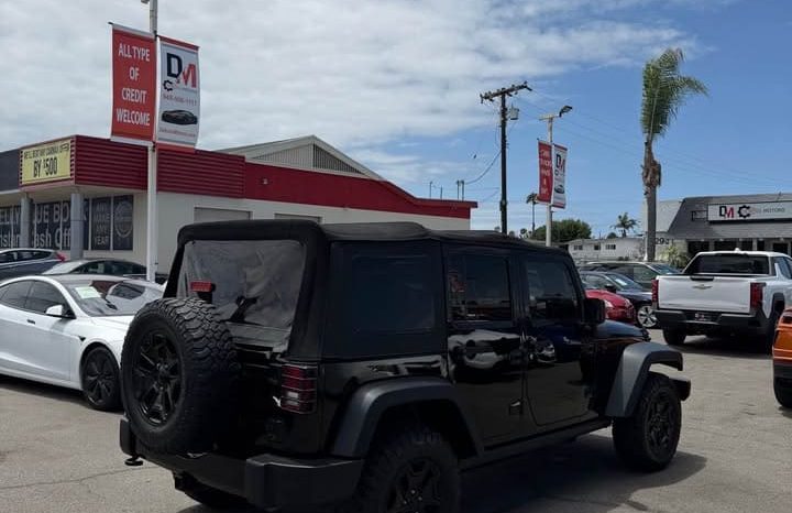 
								2017 Jeep wrangler unlimited Willys Wheeler full									