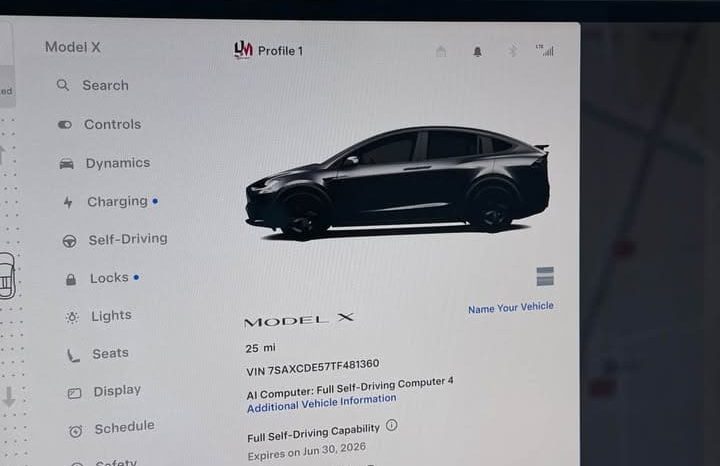 
								2026 Tesla model x Long Range Sport Utility 4D full									