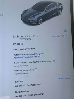 
										2018 Tesla model s 75D Sedan 4D full									