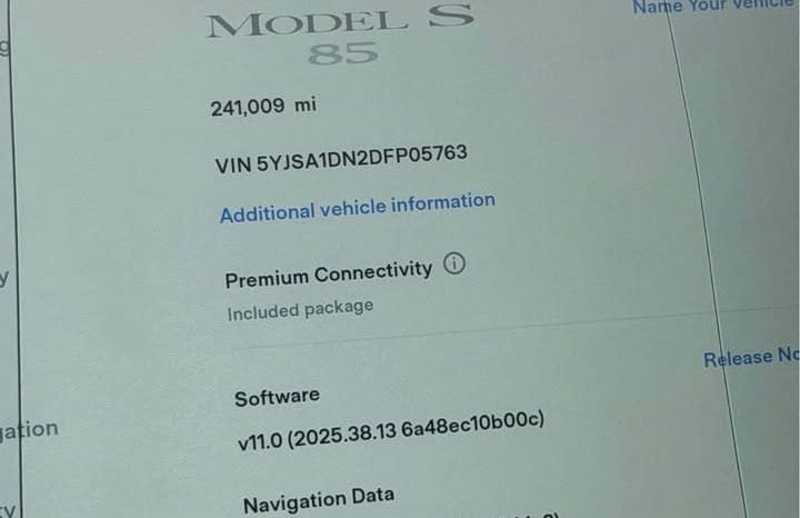 
								2013 Tesla model s 85 Sedan 4D full									