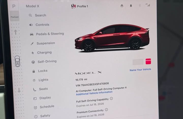 
								2025 Tesla model x Long Range Sport Utility 4D full									