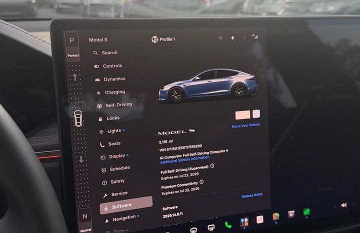 
								2026 Tesla model s Long Range Sedan 4D full									
