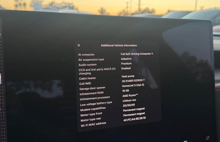 
								2026 Tesla model s Long Range Sedan 4D full									