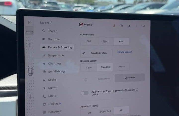 
								2023 Tesla model s Plaid Sedan 4D full									