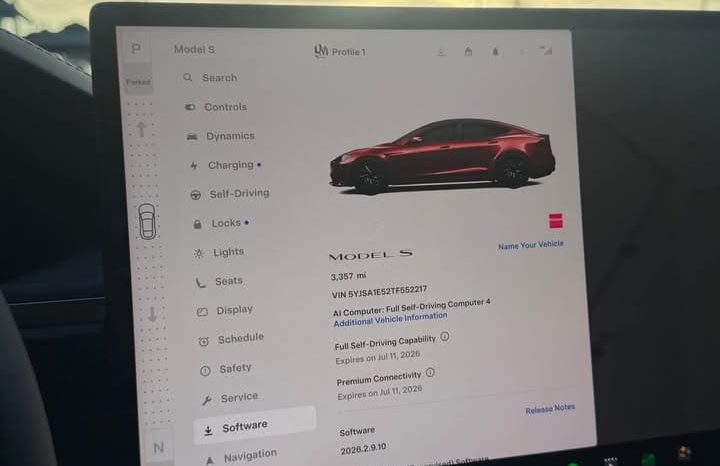 
								2026 Tesla model s Long Range Sedan 4D full									