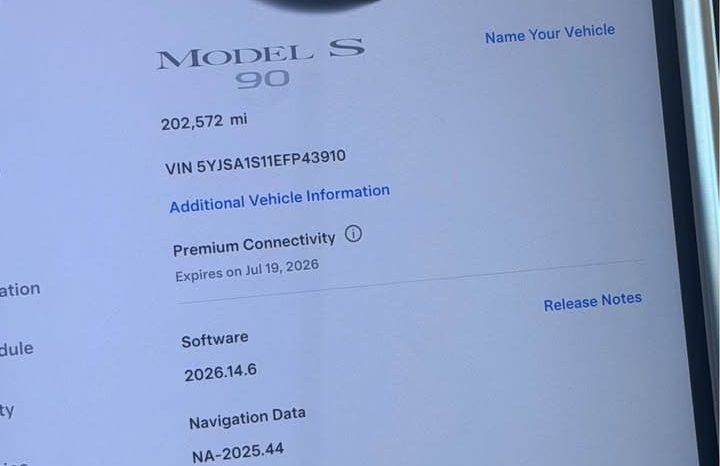 
								2014 Tesla model s 90 full									