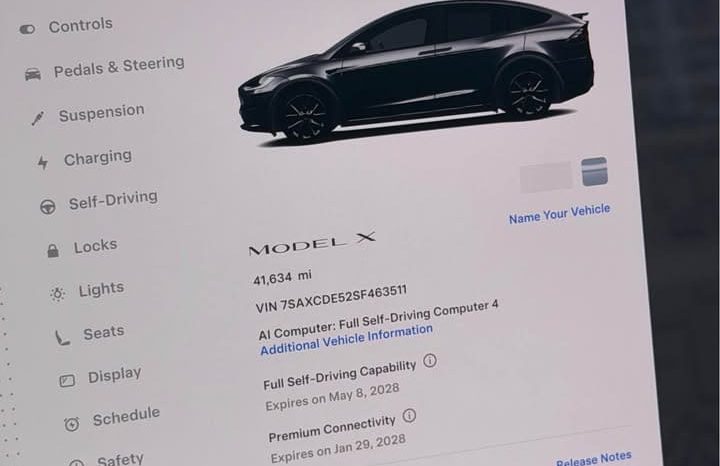 
								2025 Tesla model x Long Range Sport Utility 4D full									