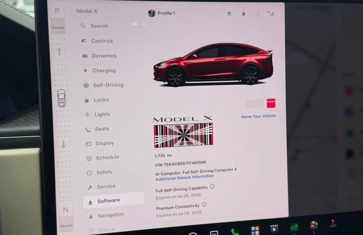 
								2026 Tesla model x Plaid Sport Utility 4D full									