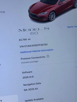 
										2014 Tesla model s 60 Sedan 4D full									