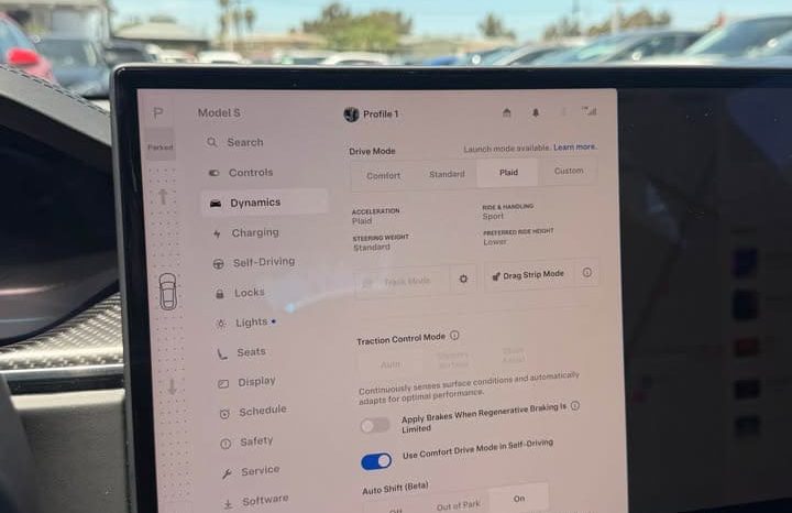 
								2026 Tesla model s Plaid Sedan 4D full									