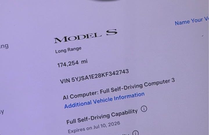 
								2019 Tesla model s Long Range Sedan 4D full									