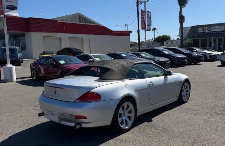
								2006 BMW 6 series 650i Convertible 2D full									