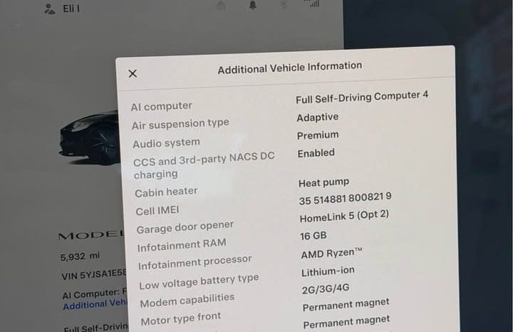 
								2026 Tesla model s Long Range Sedan 4D full									