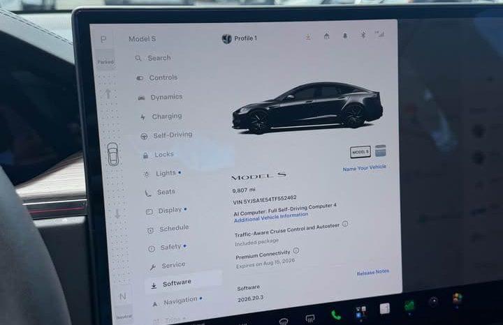 
								2026 Tesla model s Long Range Sedan 4D full									