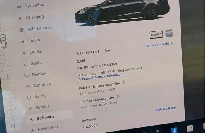 
								2026 Tesla model s Long Range Sedan 4D full									