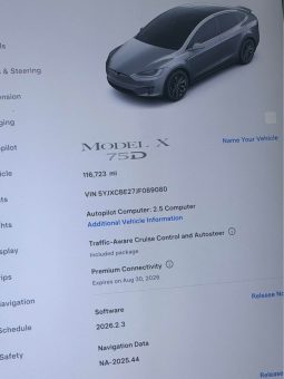 
										2018 Tesla model x 75D Sport Utility 4D full									