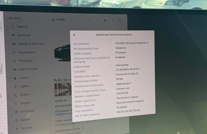 
								2025 Tesla model x Plaid Sport Utility 4D full									