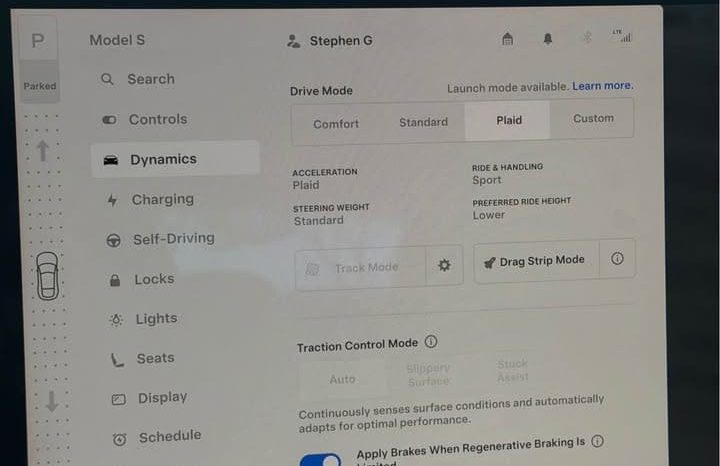 
								2026 Tesla model s Plaid Sedan 4D full									