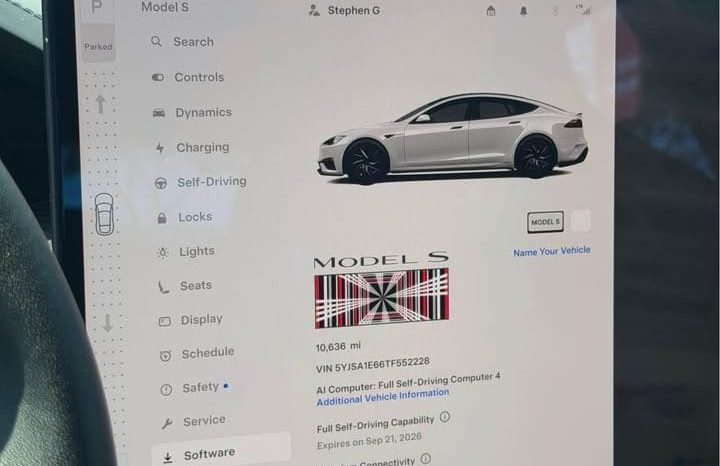 
								2026 Tesla model s Plaid Sedan 4D full									
