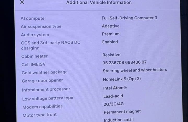 
								2021 Tesla model x Long Range Plus Sport Utility 4D full									