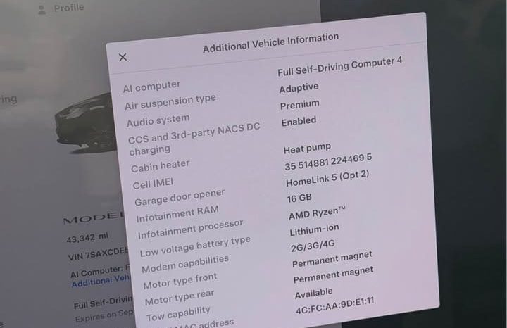
								2025 Tesla model x Long Range Sport Utility 4D full									
