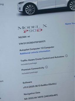 
										2016 Tesla model x P90D Sport Utility 4D full									