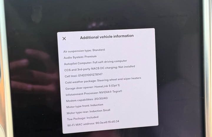 
								2017 Tesla model x 100D Sport Utility 4D full									
