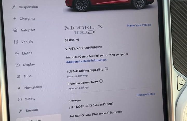 
								2017 Tesla model x 100D Sport Utility 4D full									