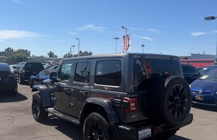 
								2021 Jeep wrangler unlimited 4xe Sahara 4xe Sport Utility 4D full									