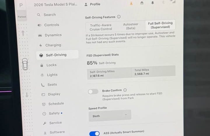 
								2026 Tesla model s Plaid Sedan 4D full									
