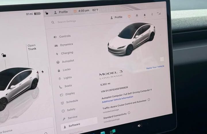
								2025 Tesla model 3 Long Range Sedan 4D full									