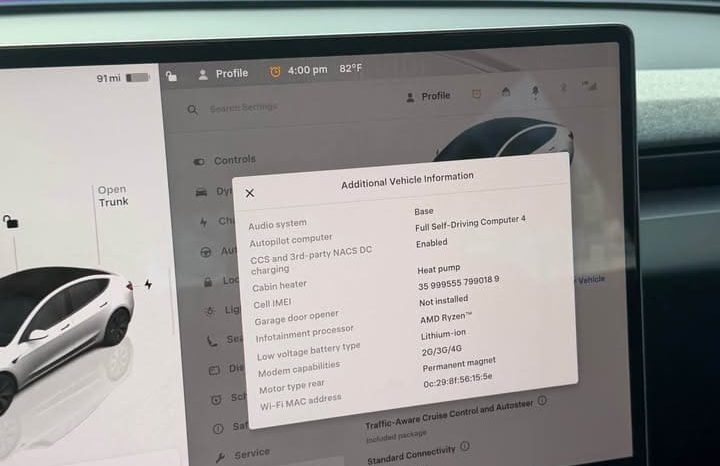 
								2025 Tesla model 3 Long Range Sedan 4D full									
