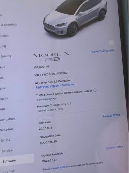 
										2018 Tesla model x 75D Sport Utility 4D full									