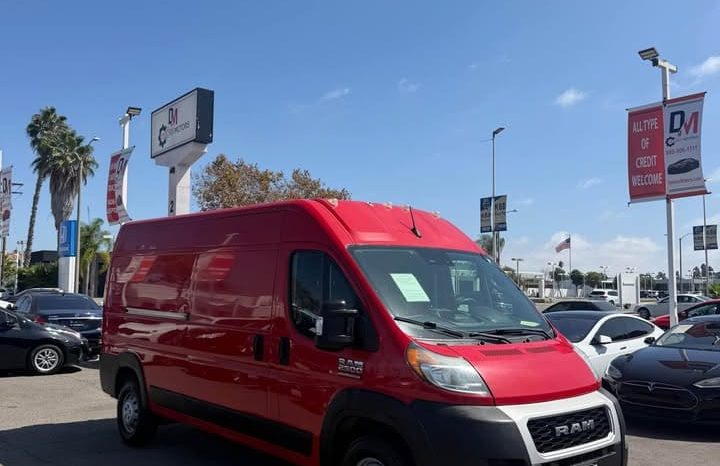 
								2022 Ram promaster 2500 cargo 159 WB full									