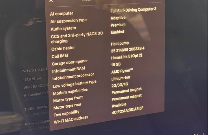 
								2022 Tesla model x Long Range Sport Utility 4D full									