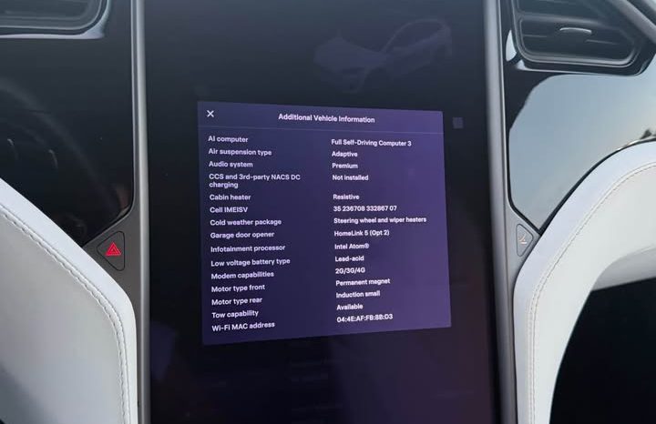 
								2019 Tesla model x Long Range Sport Utility 4D full									