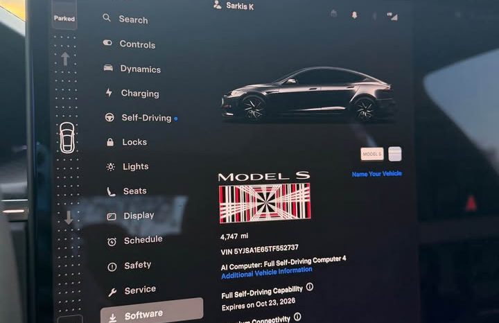 
								2026 Tesla model s Plaid Sedan 4D full									