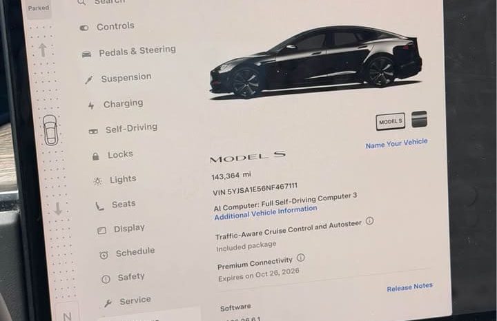 
								2022 Tesla model s Long Range Sedan 4D full									