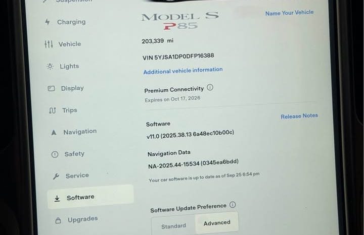 
								2013 Tesla model s P85 Sedan 4D full									