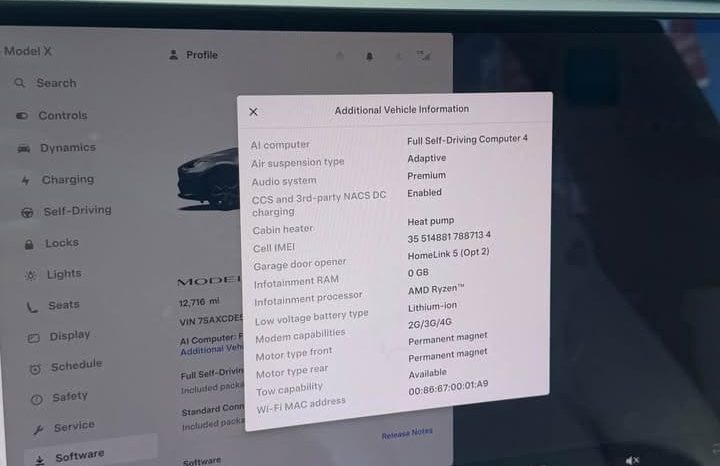 
								2026 Tesla model x Long Range Sport Utility 4D full									